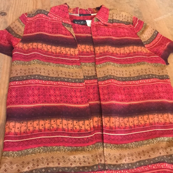 MHM Melissa Harper maxi dress w shortsleeved jacket size 8, 100% rayon. - Picture 2 of 10